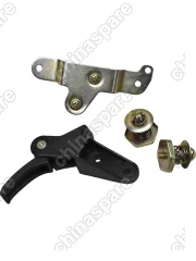 Трос капота в сборе (ручка, трос, кронштейн) комплект F3000 SHAANXI