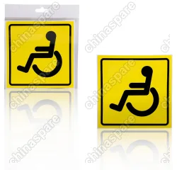 Знак Инвалид ГОСТ, внутренний, самоклеящийся (150*150 мм), в уп. 1шт.