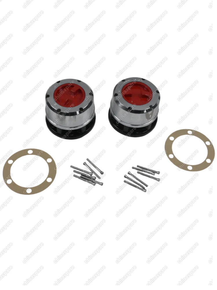 Хаб механический Колесные хабы (2шт) усиленные(красная крышка)KIA Sportage, Grand Sportage, Retona, Frontier, Besta, Bongo / MAZDA / ZX Tianye Admiral
