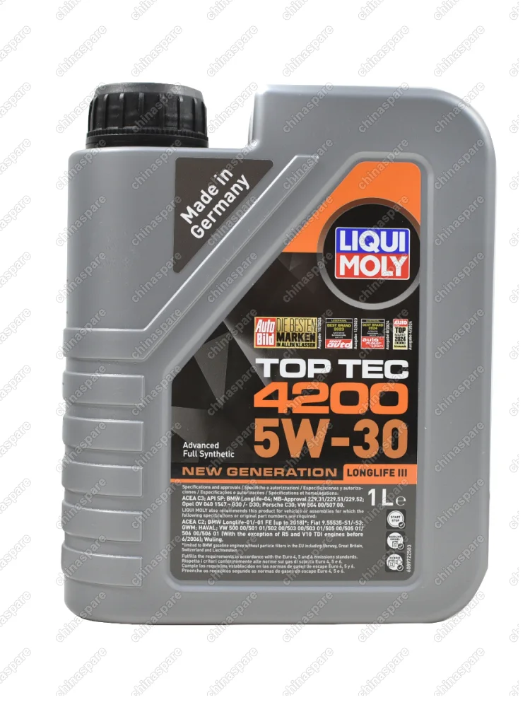 Масло моторное LIQUI MOLY Top Tec 4200 5W-30 синтетическое 1 л 7660