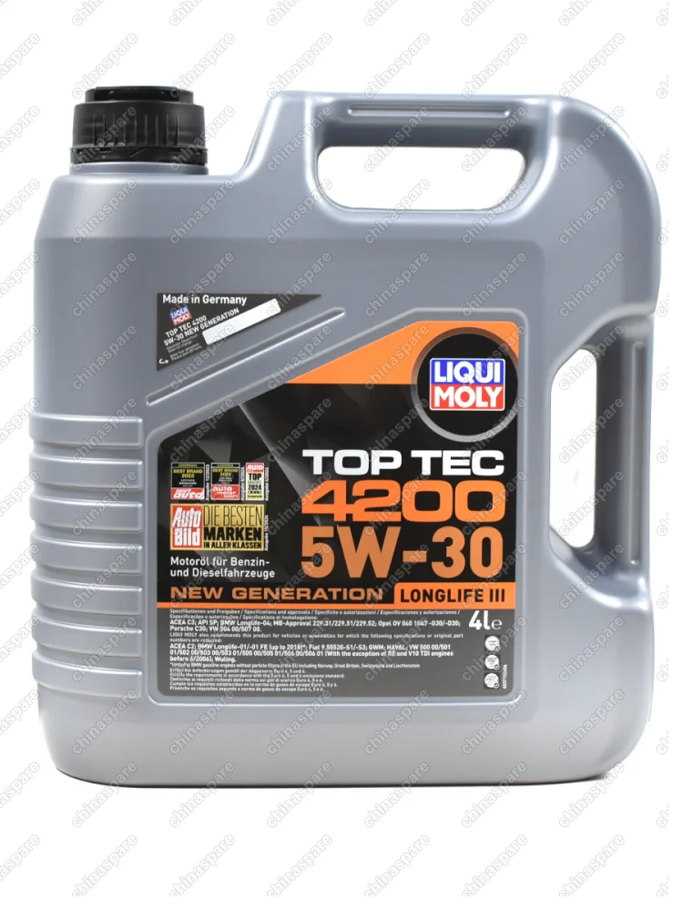 МАСЛО МОТОРНОЕ Liqui Moly 5W30 TOP TEC 4200 4л