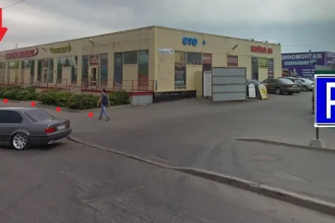 Схема проезда Ириновский пр-кт, 1АК