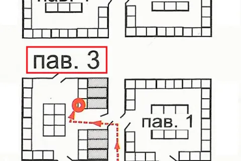 Схема проезда Ул. Ушинского 12, к. 3