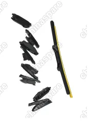 Щетка стеклоочистителя 12" бескаркасная (300мм) 8 МУЛЬТИ креплений