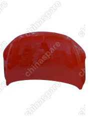 Капот Geely Coolray (крашеный, красный, уценка)