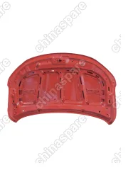 Капот Geely Coolray (крашеный, красный, уценка)