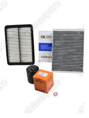 Комплект фильтров для OMODA C5 (дв.1.5, 2WD передний привод) 2022- (Омода С5) (масляный, воздушный, салонный и шайба)