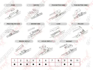 Щетка стеклоочистителя бескаркасная 400mm МУЛЬТИ LYNX