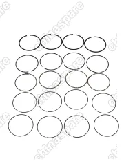 Кольцо поршневое Geely MK, Lifan X50, Celliya КОМПЛЕКТ +0,50