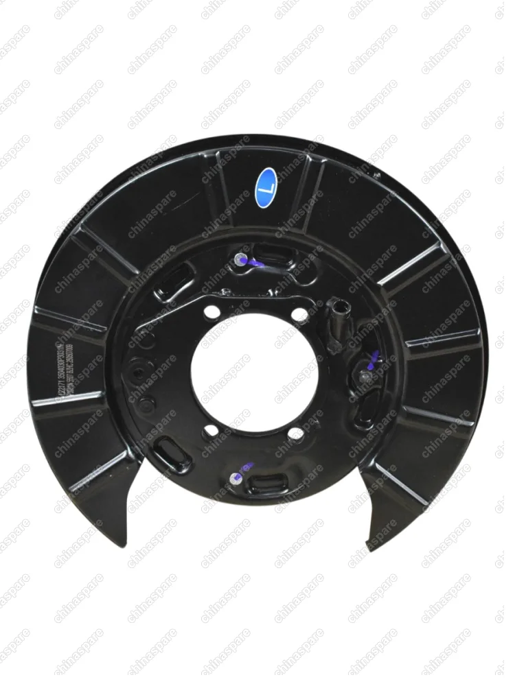 Щит тормоза задний T6 левый оригинал