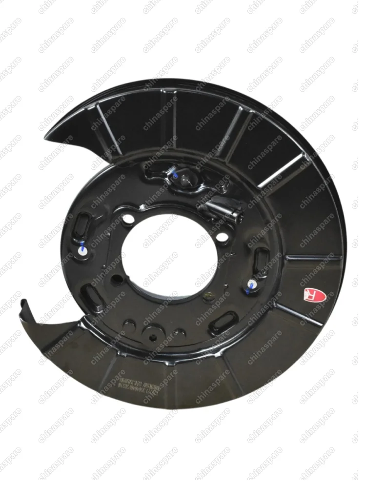 Щит тормоза задний T6 правый оригинал