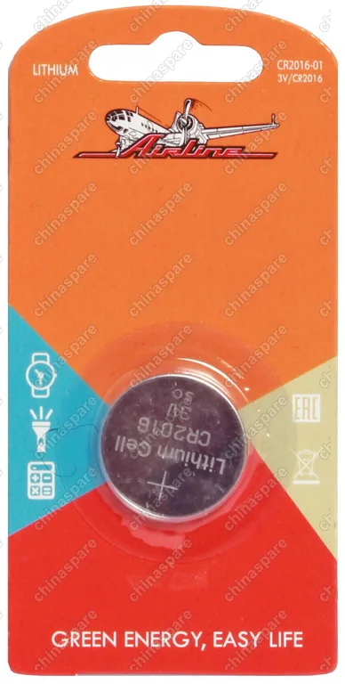 Батарейка CR2016 3V для брелоков сигнализаций литиевая 1 шт.