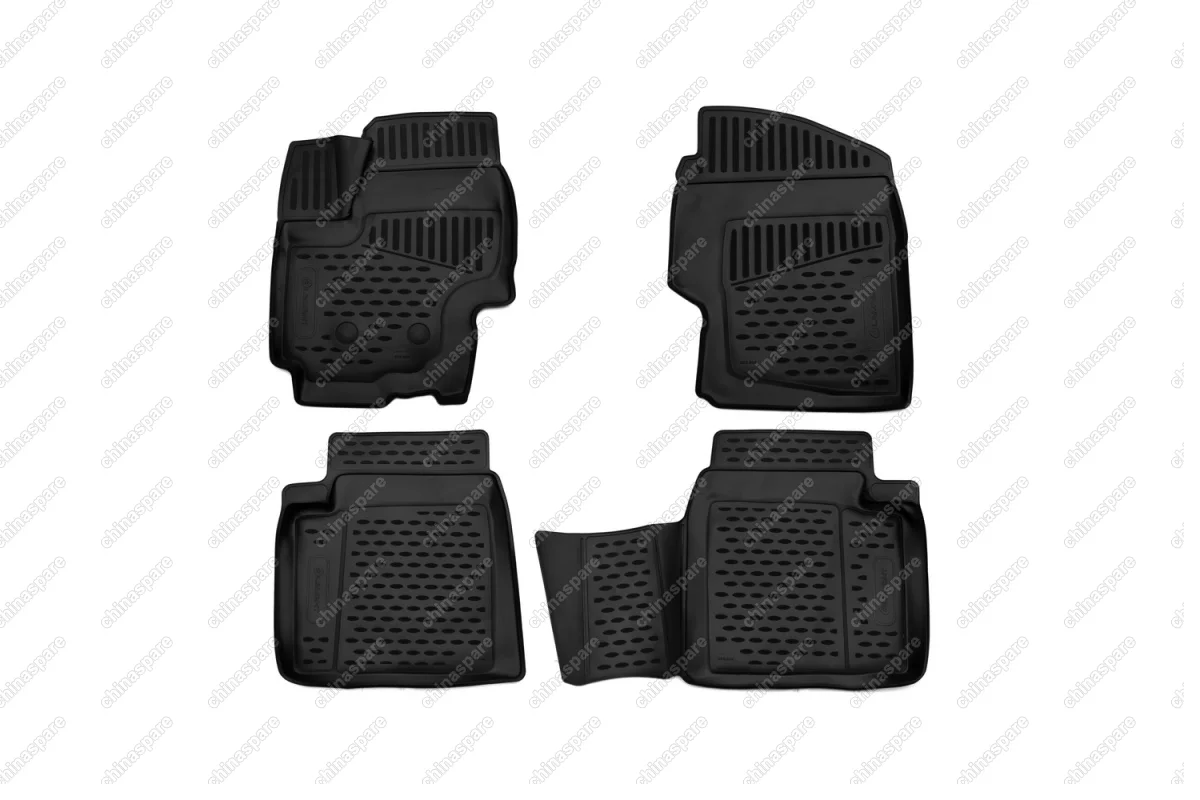 Коврики 3D в салон (Комплект) Lifan X70 2018- (Полиуретан)