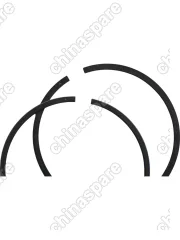 Кольцо поршневое AZTEC (комплект STD +0,00) BYD Flyer