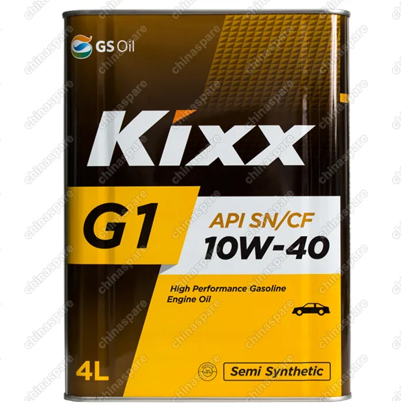 Масло моторное Kixx G SL 10W-40 (Gold) /4л мет.  п/синт.