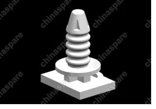 A115101035 Пистон накладки порога (гвоздик) Chery Amulet