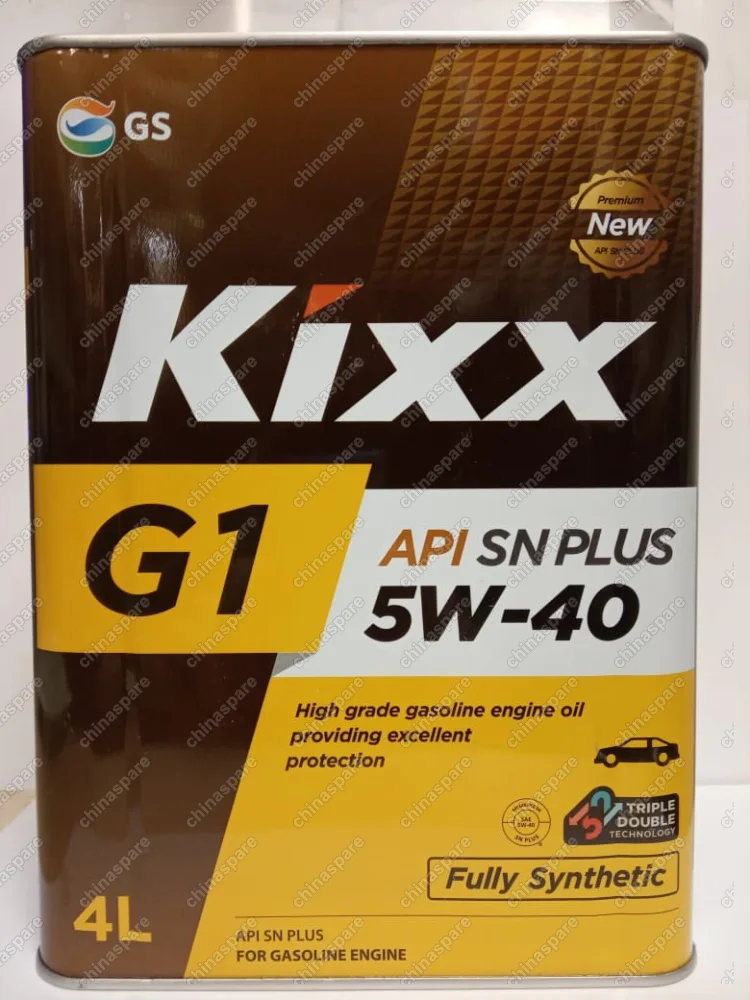 Масло моторное синтетическое 4Л Kixx G1 SN Plus 5W-40