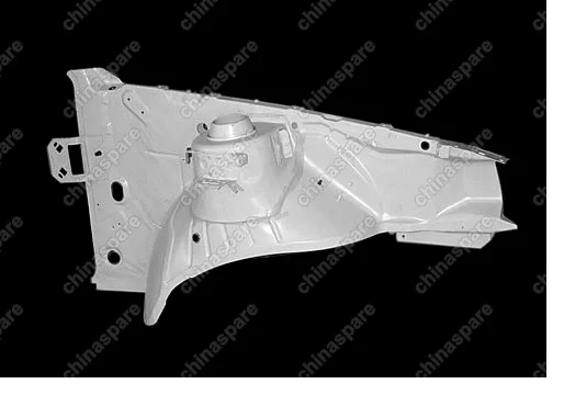 A158403300DY Брызговик лонжерона передний левый Chery Amulet
