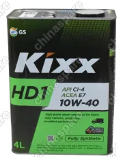 Масло моторное Kixx HD1 CI-4 10W-40 (D1) /4л мет.  синт.