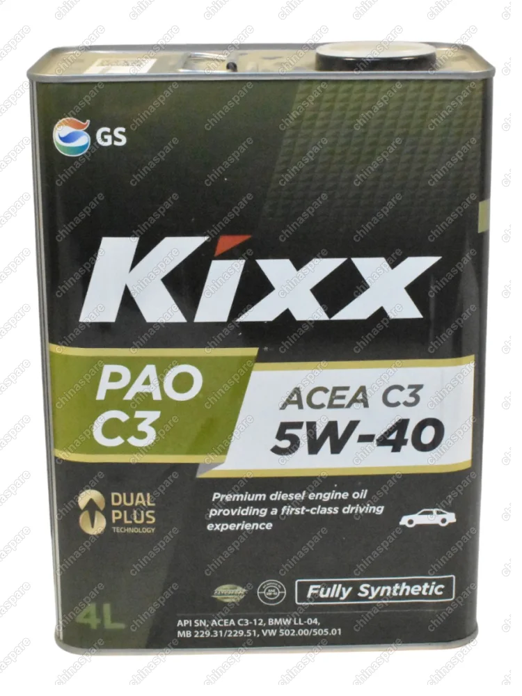 Масло моторное Kixx PAO C3 5W-40 /4л  синт.