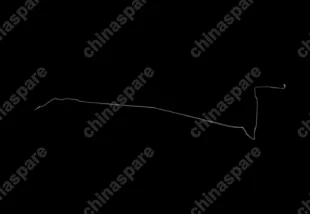 Трубка тормозная задн. лев. Chery Amulet