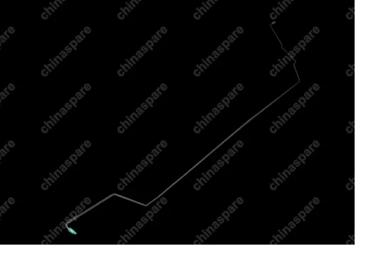 Трубка тормозная левая Chery Amulet