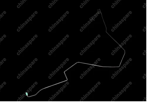 Трубка тормозная зад прав Chery Amulet