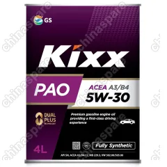 Масло моторное Kixx PAO А3/В4 5W-30 /4л  синт.