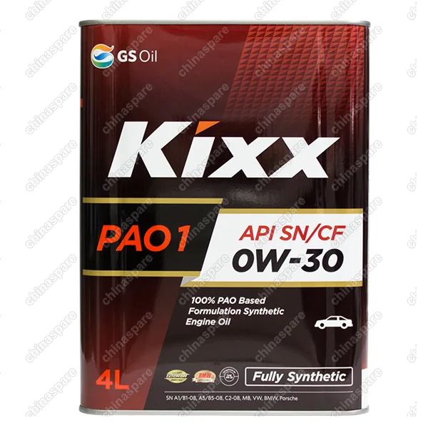 Масло моторное Kixx PAO1 0W-30 /4л  синт.
