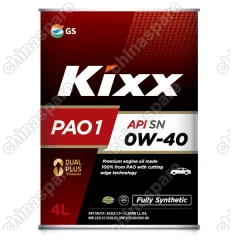 Масло моторное Kixx PAO1 0W-40 /4л  синт.