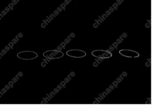 Кольца поршневые (ком-т 2,4) Chery Cross Eastar