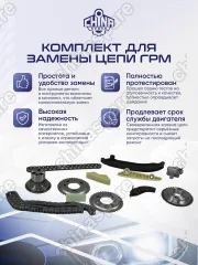 Комплект для замены цепей Ford Transit VII 2.4TDCi Duratorq (12 предметов)