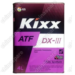Трансмиссионная жидкость Kixx ATF DX-III /4л  синт.