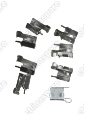 SWMG01PT Колодки тормозные SWM G01/SWM G01F1 задние (+направл. пластины)