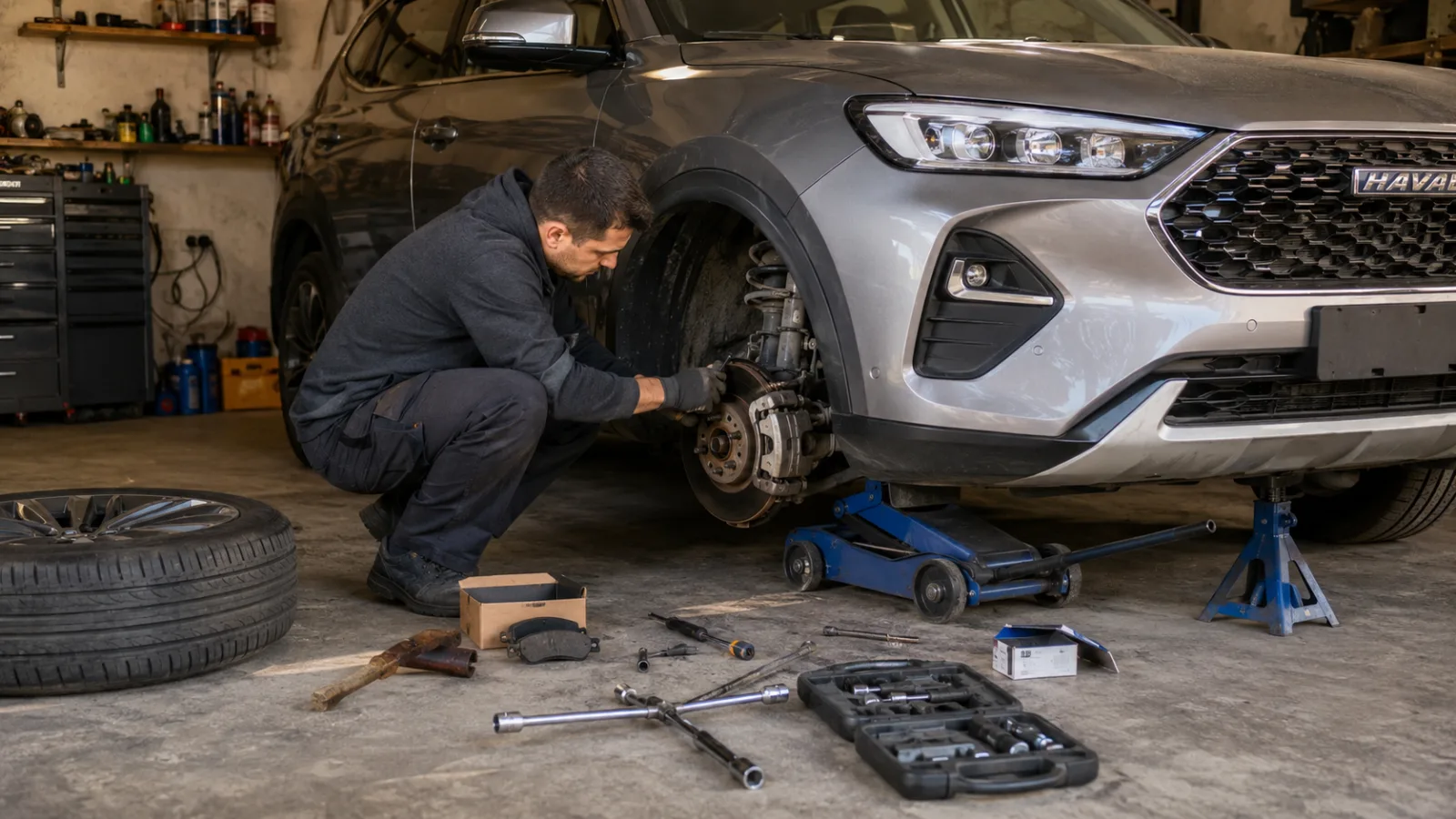 Как самостоятельно заменить тормозные колодки на автомобиле Haval: подробная инструкция
