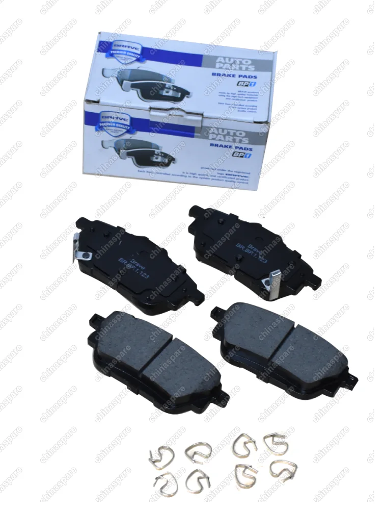 BRBP1123 Колодки тормозные Haval Dargo 4WD  2WD задние BRAVE