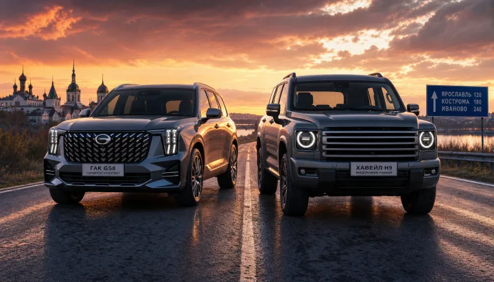 GAC GS8 или Haval H9: что выбрать из китайских внедорожников в 2026 году