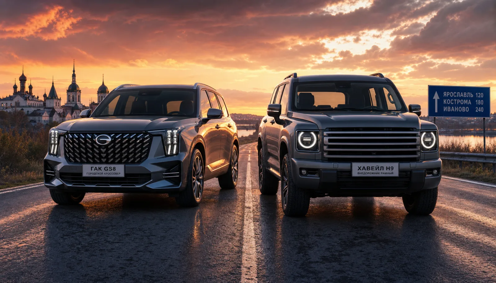 GAC GS8 или Haval H9: что выбрать из китайских внедорожников в 2026 году