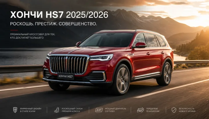 Hongqi HS7 2025–2026: обзор, отзывы владельцев и стоит ли покупать китайский премиум