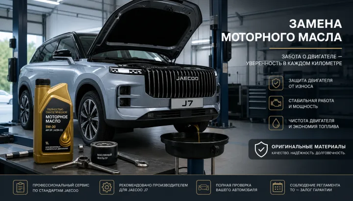 Замена масла в коробке Jaecoo J7: инструкция, объём и выбор жидкости