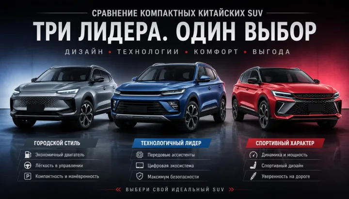 Changan CS35 Plus: сравнение с Geely Coolray и Haval Jolion — что выбрать в 2026 году