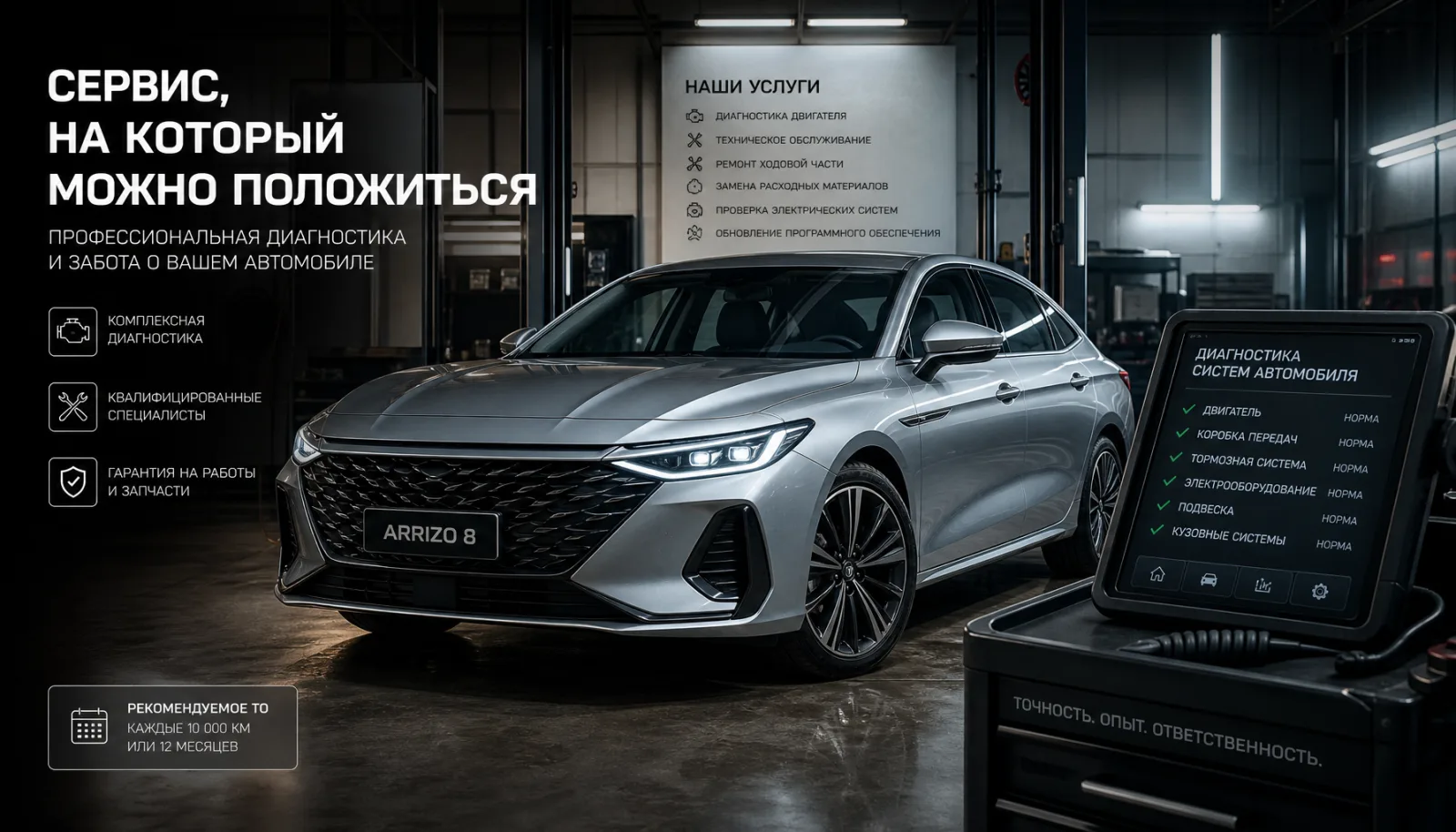 Chery Arrizo 8: реальные проблемы, неисправности и стоимость ремонта