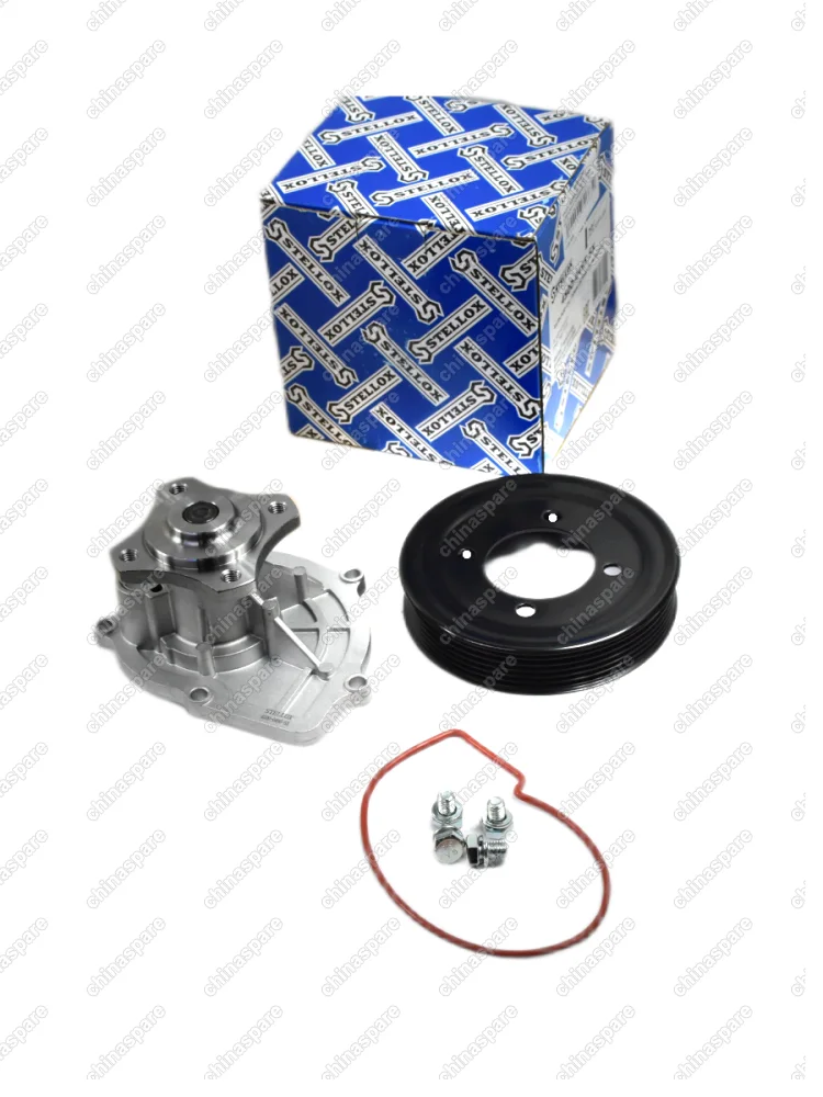 45000495SX НАСОС ВОДЯНОЙ CHERY TIGGO 3/7/8/FL/KAIYI X3/ARRYZO 7 1.5/1.6L E4G16  4 отверстия под шкив E4G161307010AB