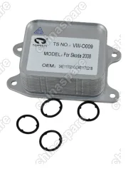 04E117021B Масляный радиатор VW Polo V 12-, Passat VIII 14-, Jetta IV 11-, Tiguan 15-, Golf VI,VII 12- 04E117021B 04E117021C 04E117021K