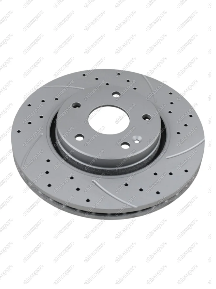 M61900 Диск тормозной Geely Cityray, Boyue Cool передний OEM 4048107500  перфорация насечки