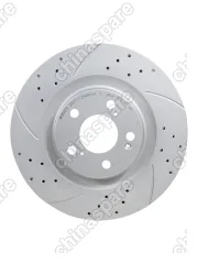 M61665 Диск тормозной передний HAVAL F7 2024+ / HAVAL DARGO 4WD перфорация/насечки