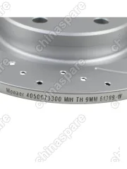 M61399 Диск тормозной Geely Preface задний 4050073300 перфорация