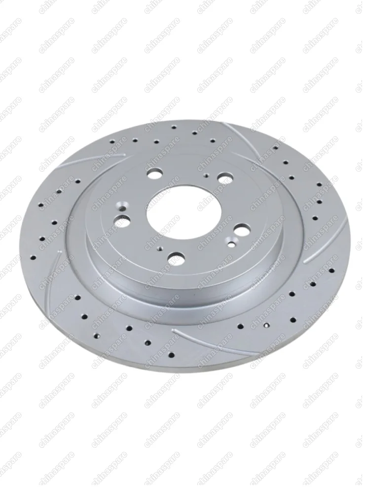 M61666 Диск тормозной HAVAL F7 (II) 2024- NEW/H6 / HAVAL DARGO 4WD задний перфорация/насечки