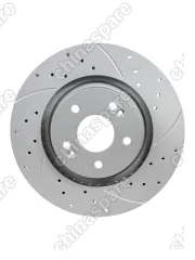 M61741 Диск тормозной CHERY Tiggo 7 Plus / 7 PRO MAX / Exeed LX / Omoda C5 4wd / XCITE X-Cross 7 // OEM: 204000453AA передний перфорация/насечки
