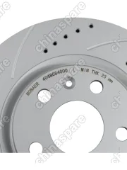M61398 Диск тормозной Geely Preface передний / 4048084000/4048092300/8888942475 перфорация